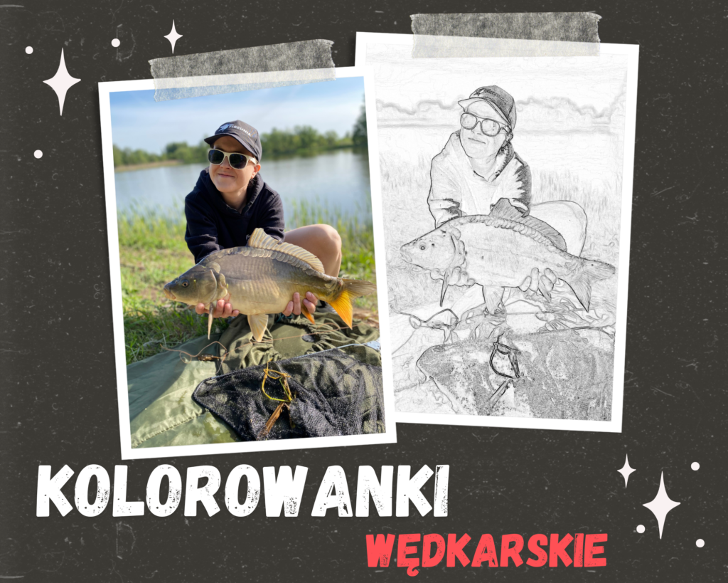 Wędkarskie Kolorowanki z Twojego Zdjęcia 🎣🎨